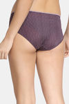 Zivame Knotty Low Rise Full Coverage Hipster Panty - Blackberry Wine — thumbnail 2
